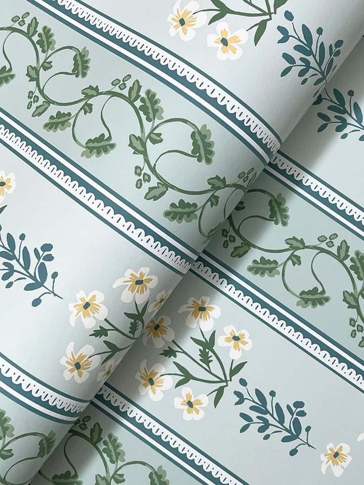 Portico Blue Wallpaper by Rifle Paper Co. Designer