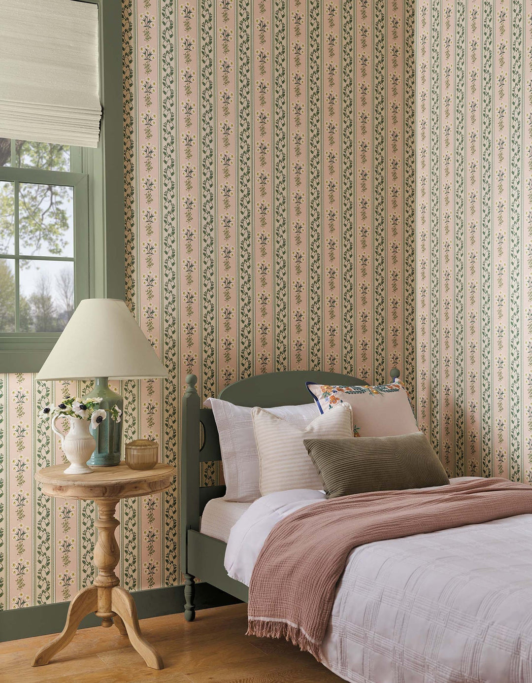 Portico Blush Wallpaper by Rifle Paper Co. Designer