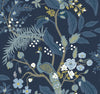 Peacock Navy by Rifle Paper Co. Wallpaper