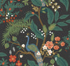 Peacock Charcoal by Rifle Paper Co. Wallpaper