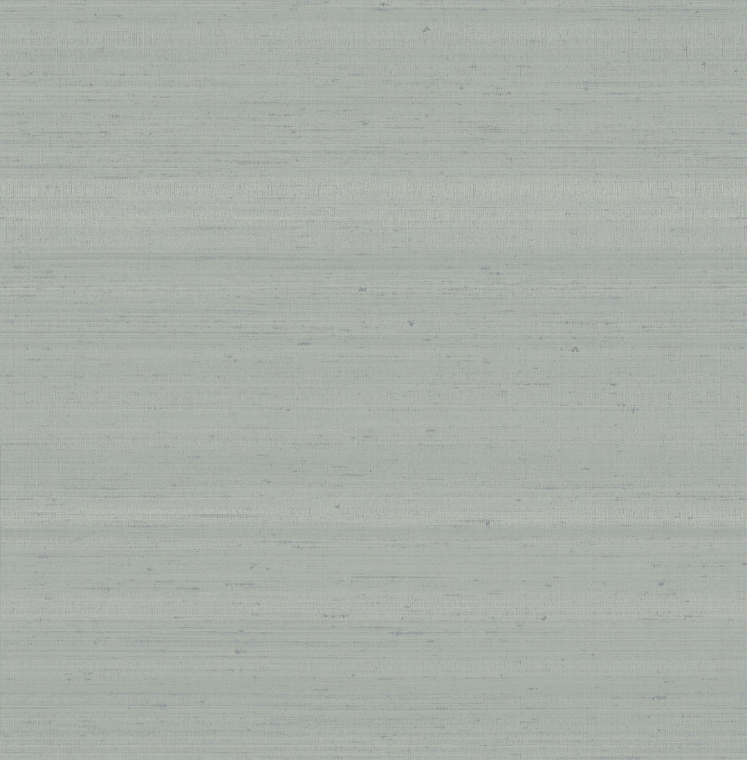 Fine Silk Slate Faux Fabric Wallpaper by York Wallcoverings Designer