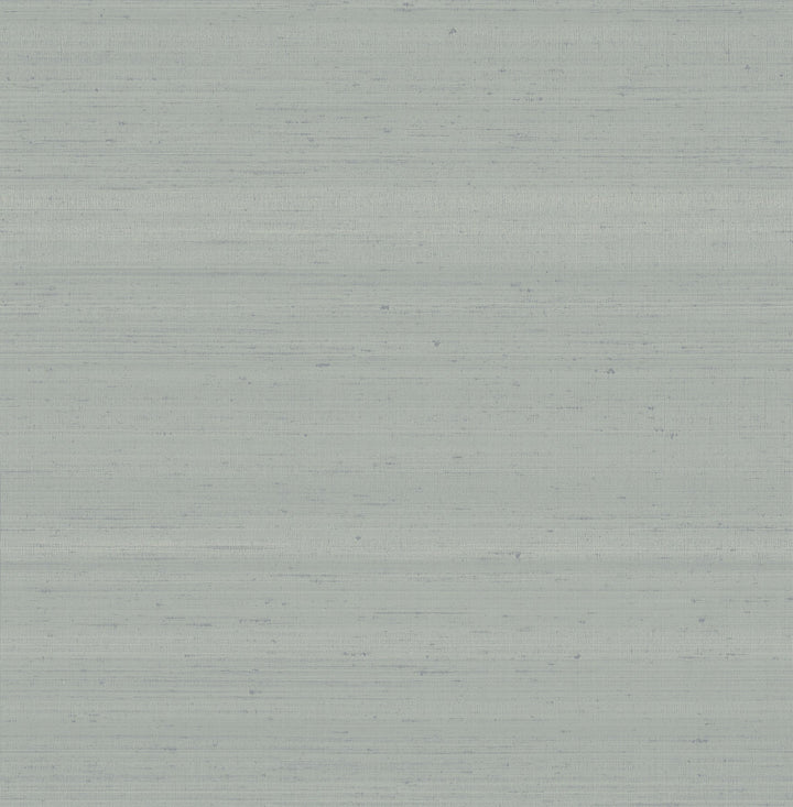 Fine Silk Slate Faux Fabric Wallpaper by York Wallcoverings Designer