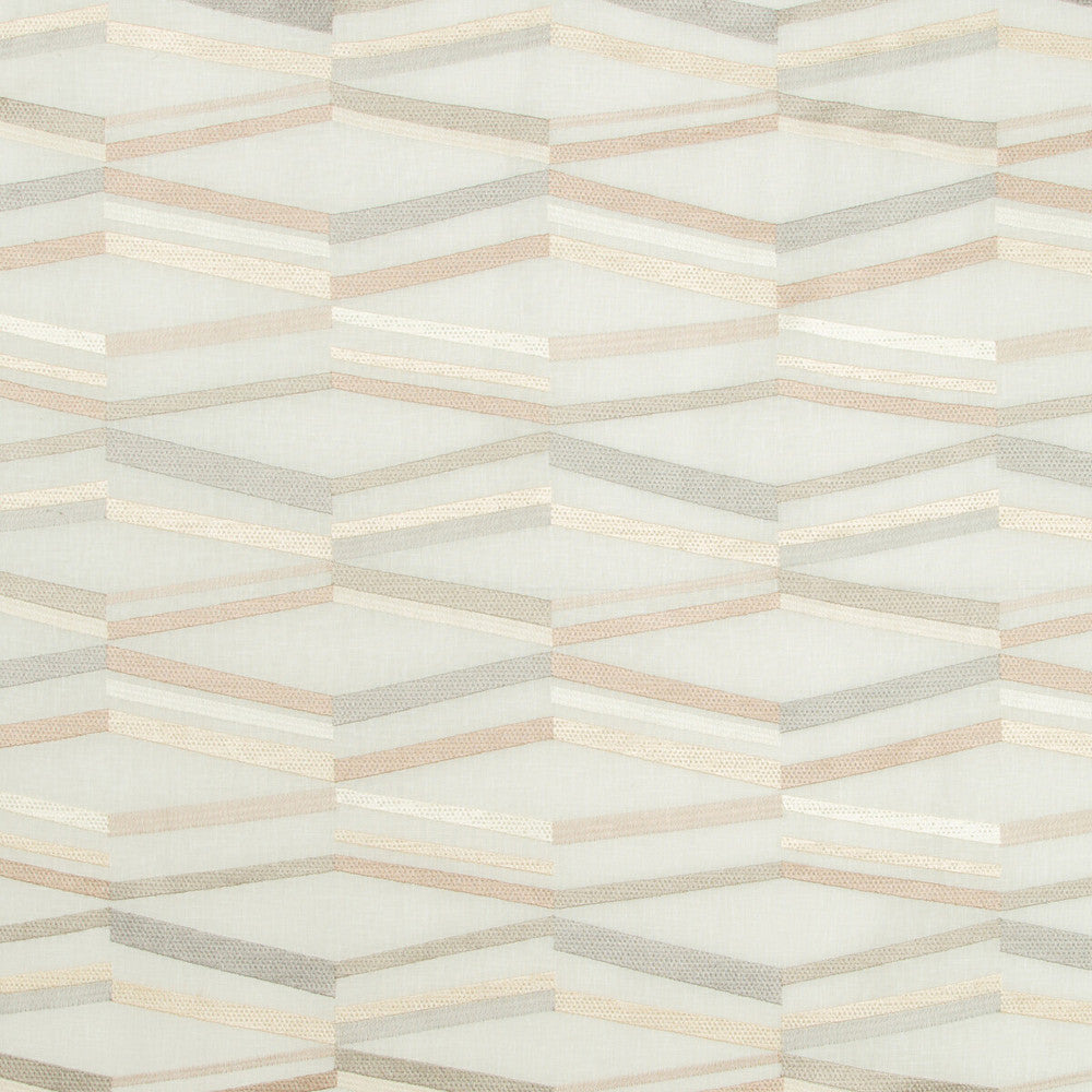 Parabola Dove by Kravet Couture Fabric SUE FIRESTONE MALIBU COTTON - 65%;POLYESTER - 35% India - Horizontal: 13.58 and Vertical: 12.71 112 - Fabric Carolina -