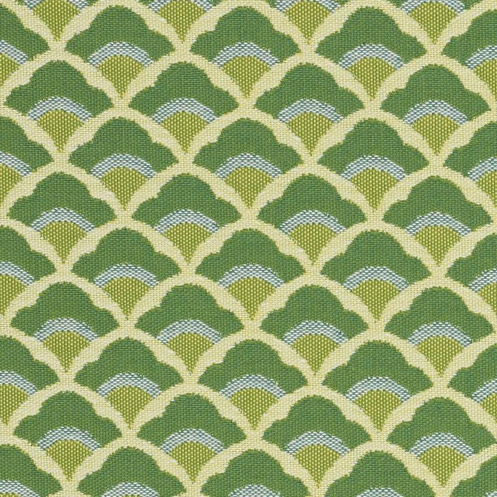 Wilhelm Kelly Green 77182 by Schumacher Fabric Step Lively 1.5" - Fabric Carolina -