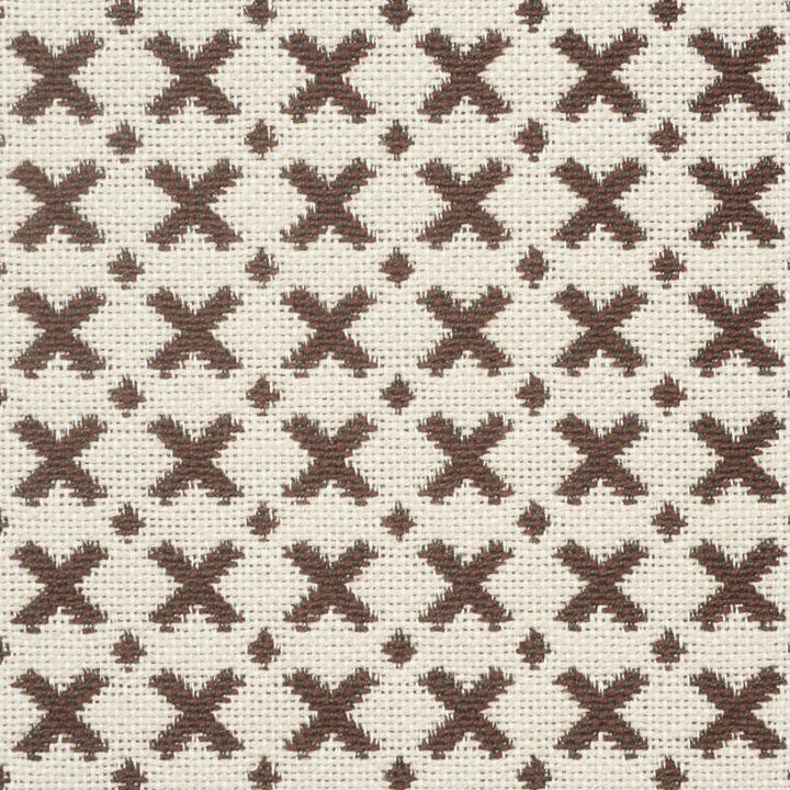 Elias Brown & Ecru 77202 by Schumacher Fabric Step Lively - Fabric Carolina -