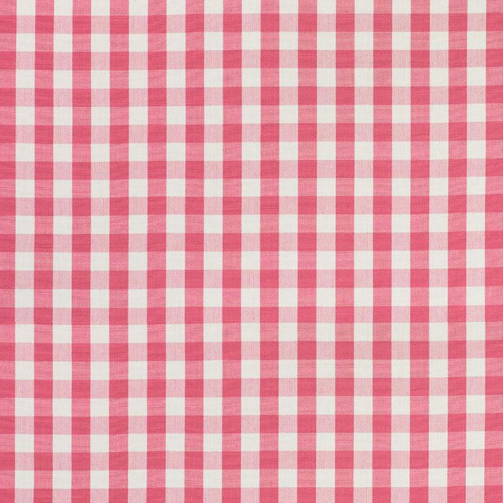 Elton Cotton Check Magenta 77310 by Schumacher Fabric Revisit Of Popular Patterns 1.25" - Fabric Carolina -