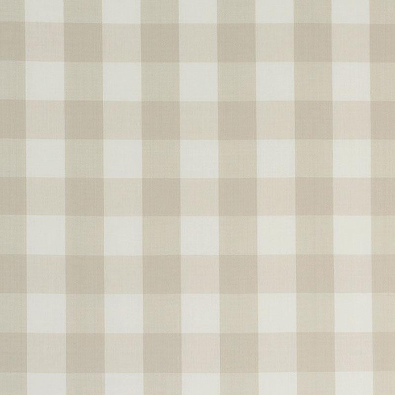 Camden Cotton Check Natural 63049 by Schumacher Fabric Revisit Of Popular Patterns 3.0" - Fabric Carolina -
