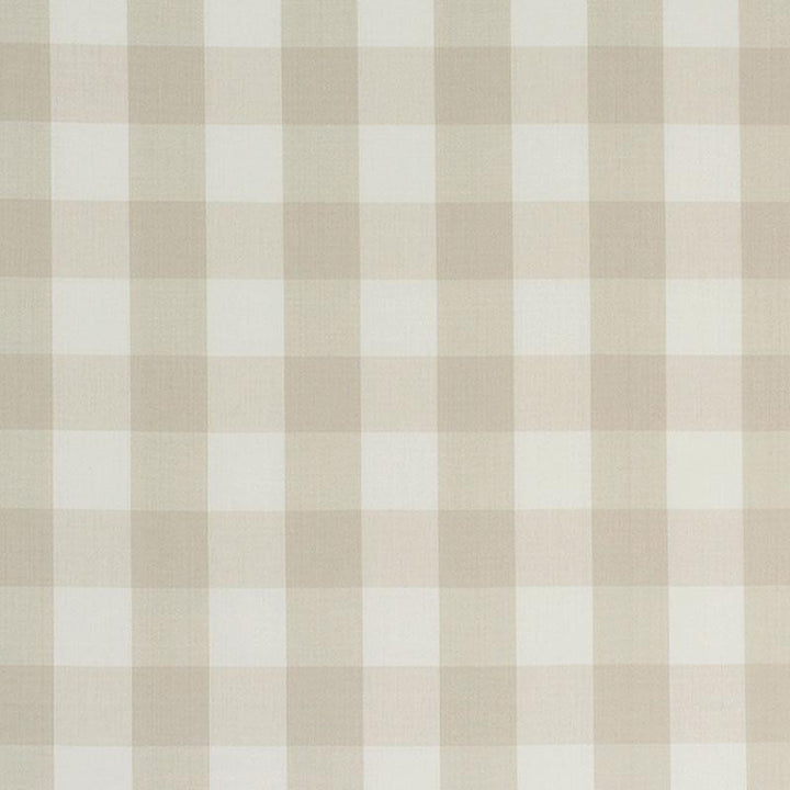 Camden Cotton Check Natural 63049 by Schumacher Fabric Revisit Of Popular Patterns 3.0" - Fabric Carolina -