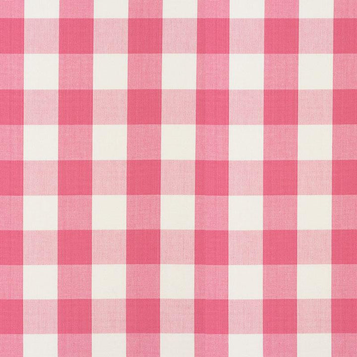 Camden Cotton Check Magenta 77321 by Schumacher Designer Fabric Revisit Of Popular Patterns 3.0" - Swanky Fabrics -