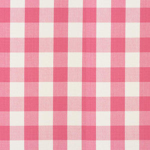 Camden Cotton Check Magenta 77321 by Schumacher Fabric