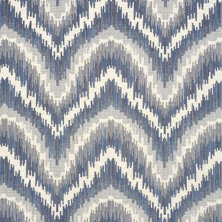 Von Armin Blue 77192 by Schumacher Fabric Step Lively 14.0" - Fabric Carolina -