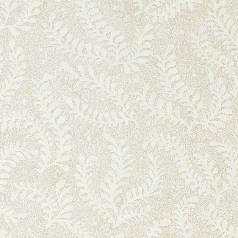 Etched Fern Natural 178530 by Schumacher Designer Fabric Revisit Of Popular Patterns 13.5" - Swanky Fabrics -