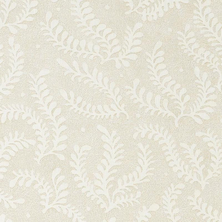 Etched Fern Natural 178530 by Schumacher Designer Fabric Revisit Of Popular Patterns 13.5" - Swanky Fabrics -