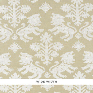 Regalia Sisal Ivory On Natural 5010531 by Schumacher Wallpaper