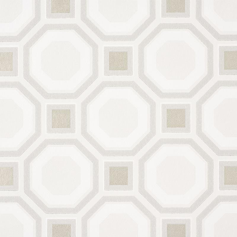 Hanover Quartz 5010430 by Schumacher Designer Wallpaper Step Lively 6.88" - Swanky Fabrics -