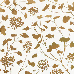 Pennick Mylar Gold 5010580 by Schumacher Wallpaper