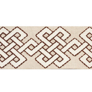 Chesterton Tape Brown 77222 by Schumacher Trim