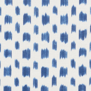 Izmir Ikat Blue 179010 by Schumacher Fabric
