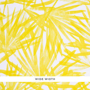 Sunlit Palm Yellow 5010561 by Schumacher Wallpaper