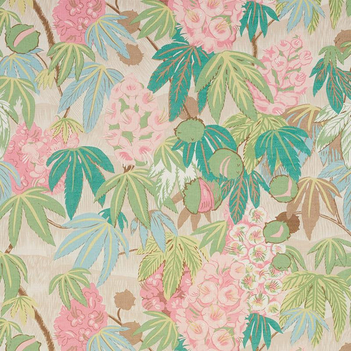 Del Lungo Blush 178642 by Schumacher Designer Fabric Tropicana 27.5" - Swanky Fabrics -