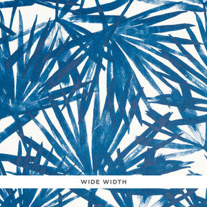Sunlit Palm Blue 5010562 by Schumacher Wallpaper