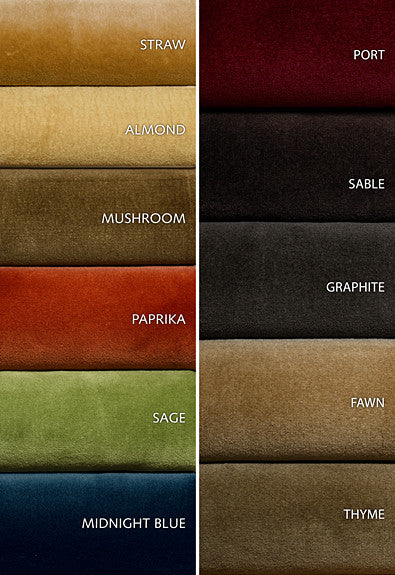 Cotton Club Velvet Mushroom 43422 by Schumacher Fabric COLLECTION-NAME-TBA-43420 100% Cotton Wyzenbeek 50,000 Horizontal: - and Vertical: - 55 - Fabric Carolina -