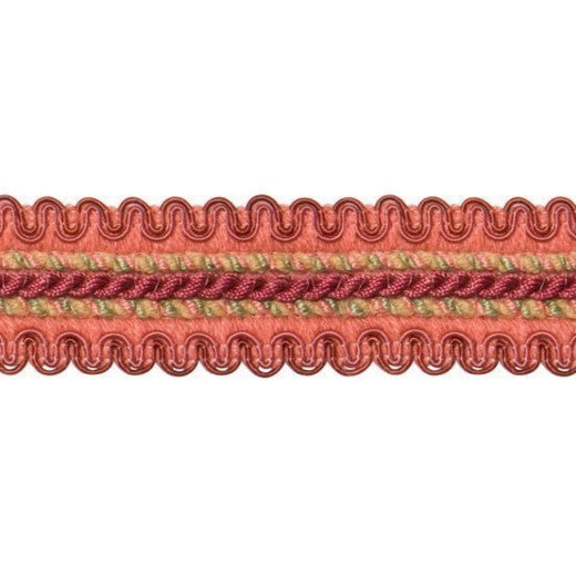 04029 Col. Coral by Europatex Fabric Portofino 50% Viscose 50% Cotton China See Sample Horizontal: N/A and Vertical: N/A 1.25 inches  - Fabric Carolina -