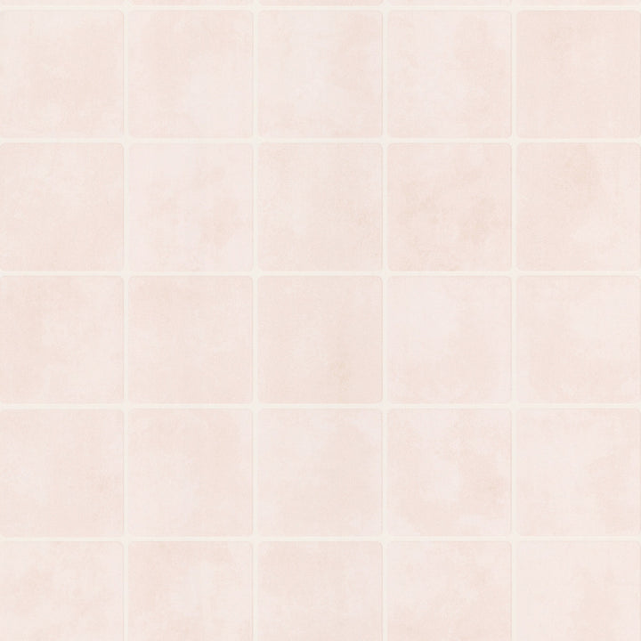 Porcelain Cream Tiles Wallpaper by Brewster For Your Bath II Covers about 56.4 square feet 20.5-in by 33-ft long roll Prepasted 21 - Fabric Carolina -