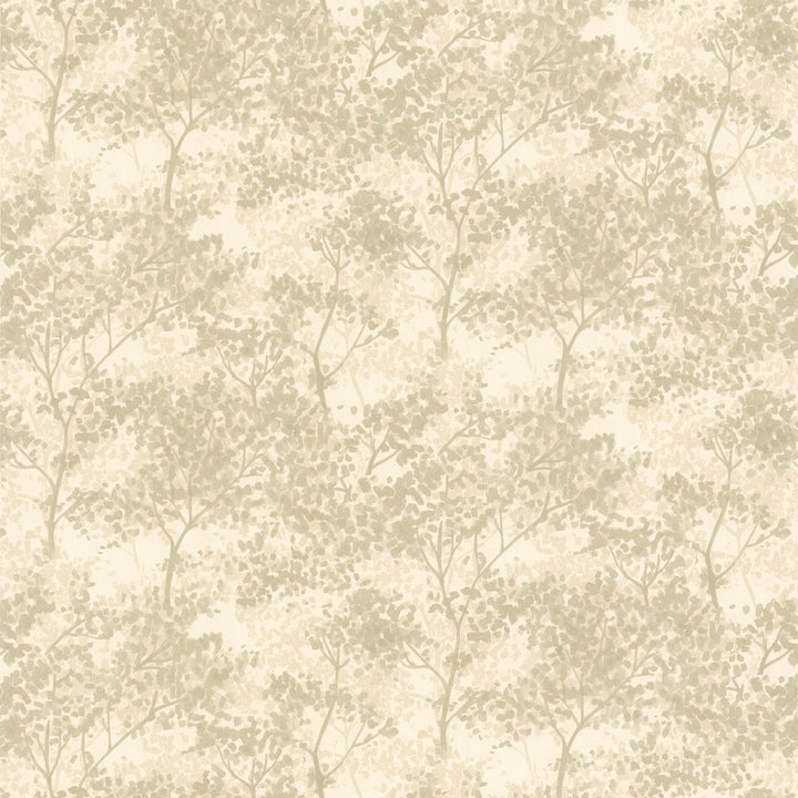 Carson Dark Grey Botanical Silhouette Wallpaper by Brewster For Your Bath II Covers about 56.4 square feet 20.5-in by 33-ft long roll Prepasted 21 - Fabric Carolina -