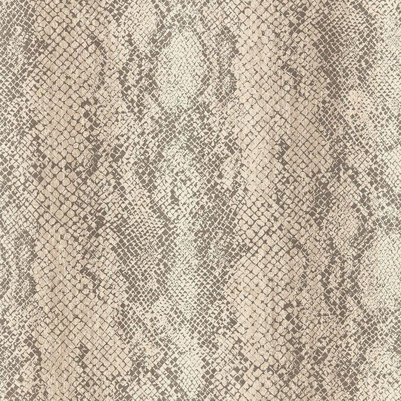 Cody Snakeskin Malt 5006230 by Schumacher Wallpaper Luxe Lodge 20.5" - Fabric Carolina -