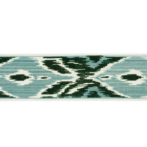 Xenia Velvet Tape Peacock 77630 by Schumacher Trim