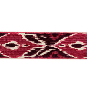 Xenia Velvet Tape Magenta 77631 by Schumacher Trim