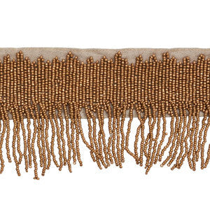 Starling Beaded Fringe Gold 77372 by Schumacher Trim