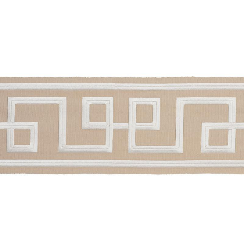 Octavius Tape Natural 66168 by Schumacher Designer Trim Statement Trims 15.0" - Swanky Fabrics -