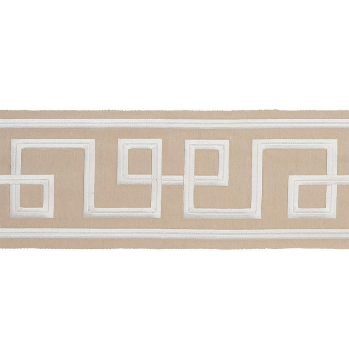 Octavius Tape Natural 66168 by Schumacher Designer Trim Statement Trims 15.0" - Swanky Fabrics -