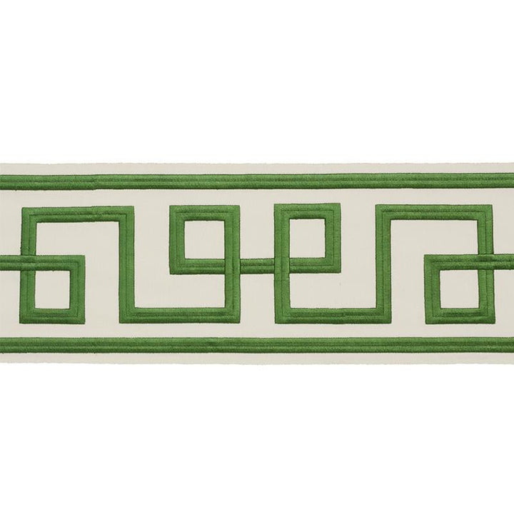 Octavius Tape Green 77340 by Schumacher Trim Statement Trims 15.0" - Fabric Carolina -