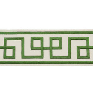 Octavius Tape Green 77340 by Schumacher Trim