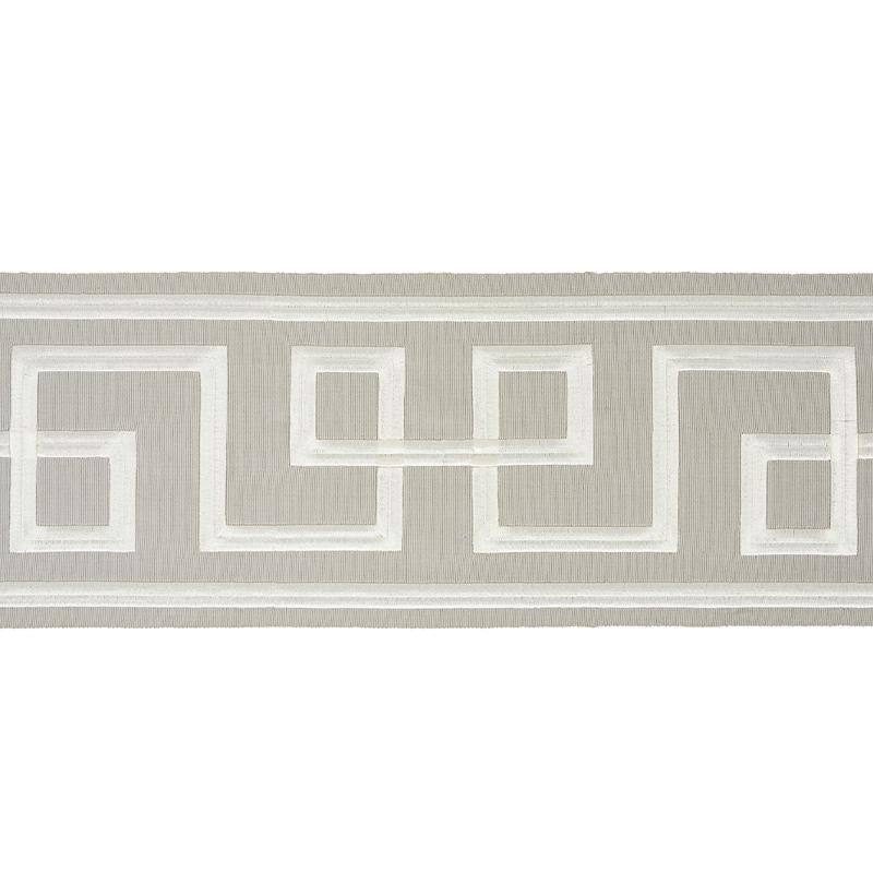 Octavius Tape Grey 66167 by Schumacher Trim Statement Trims 15.0" - Fabric Carolina -