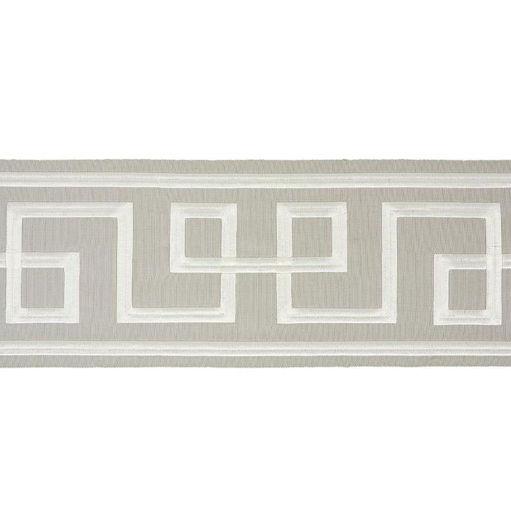 Octavius Tape Grey 66167 by Schumacher Trim Statement Trims 15.0" - Fabric Carolina -