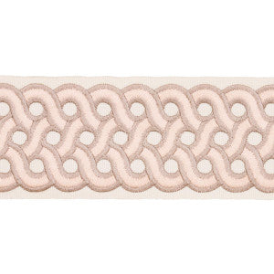 Mandeville Tape Blush 77152 by Schumacher Trim