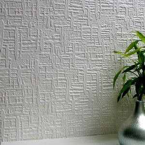 Edward White Paintable Supaglypta Wallpaper by Brewster