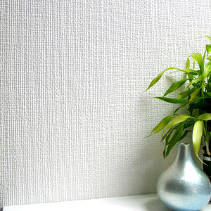 Brooke White Paintable Anaglypta Original Wallpaper by Brewster