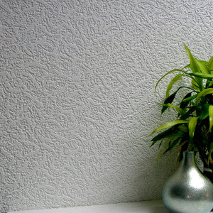Leigham White Paintable Textured Vinyl Wallpaper by Brewster