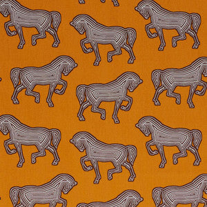 Faubourg Orange 178010 by Schumacher Fabric