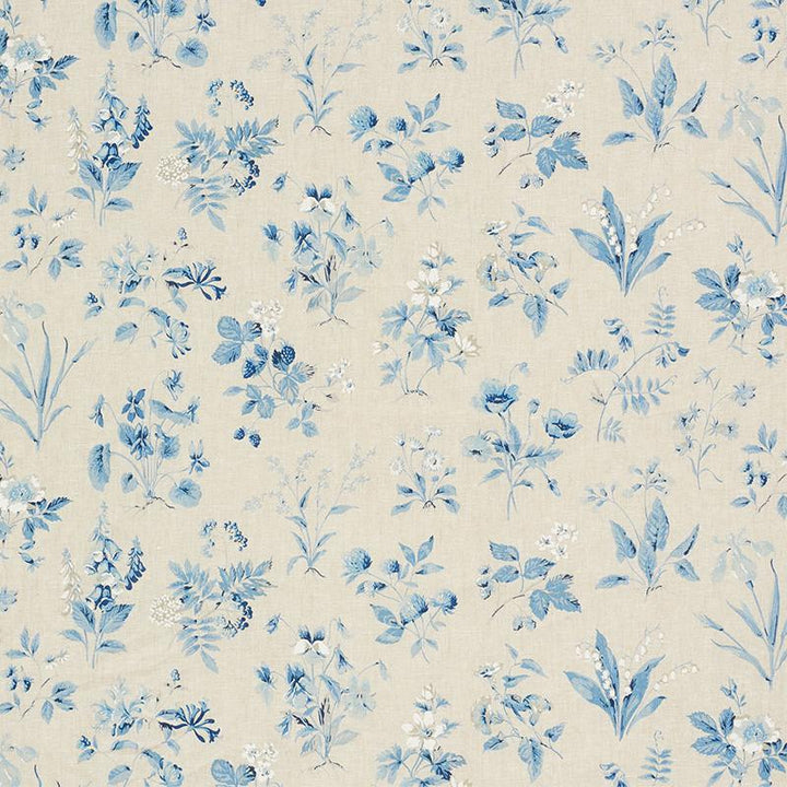 Floreana Blue 178790 by Schumacher Fabric Schumacher Classics 54.0" - Fabric Carolina -
