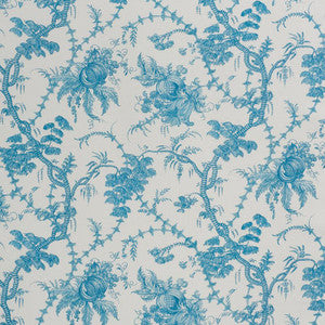 San Cristobal Toile Peacock 178731 by Schumacher Fabric