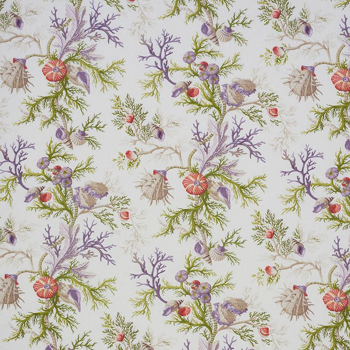 Del Tesoro Purple & Coral 178762 by Schumacher Fabric Schumacher Classics 36.25" - Fabric Carolina -
