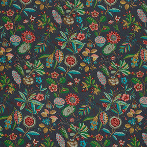 Roca Redonda Carbon & Multi 178772 by Schumacher Fabric