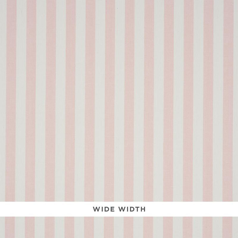 Linen Stripe Blush 5010250 by Schumacher Wallpaper Down To Earth Textured Wallcovering 2.12" - Fabric Carolina -