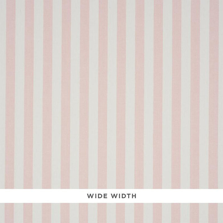 Linen Stripe Blush 5010250 by Schumacher Designer Wallpaper Down To Earth Textured Wallcovering 2.12" - Swanky Fabrics -